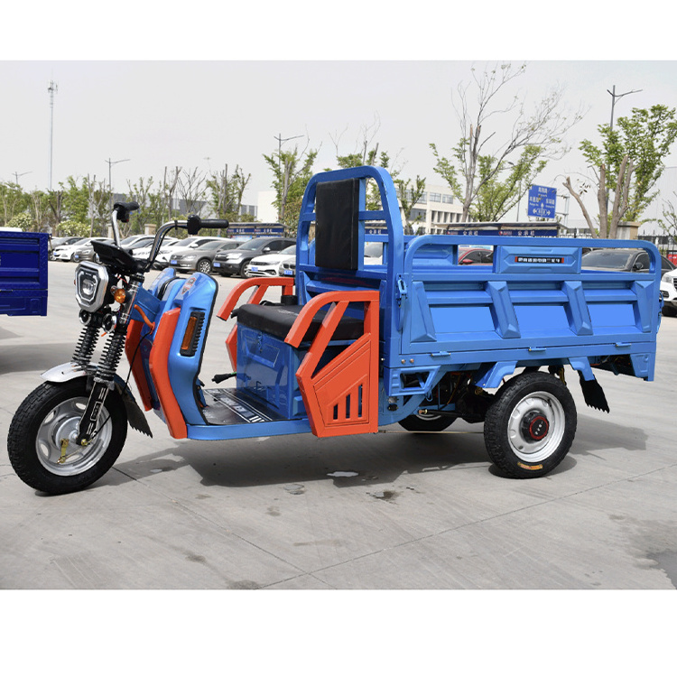 Wholesale 3 wheel electric express tricycle cargo bike food delivery cargo tricycle electric cargo van