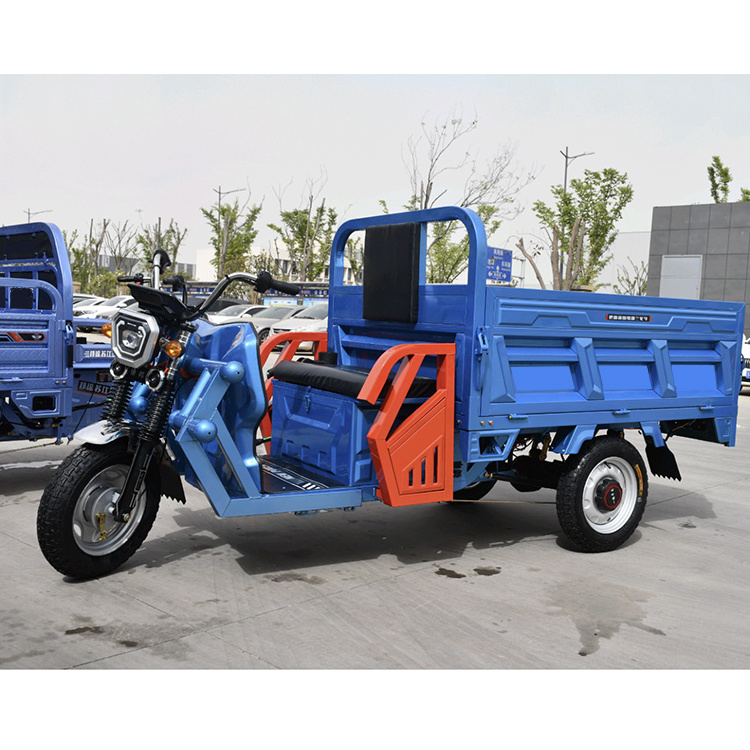 Wholesale 3 wheel electric express tricycle cargo bike food delivery cargo tricycle electric cargo van