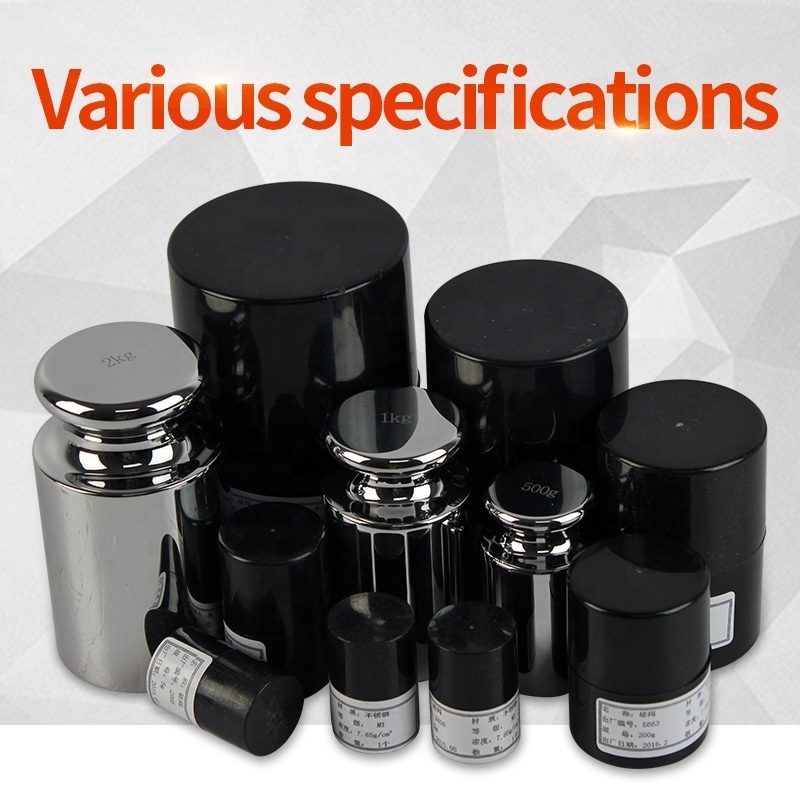 NVK F1 M1 Class 50g 200g 500g 1kg 2kg 5kg Stainless Steel Weight Standard Weights for Calibration