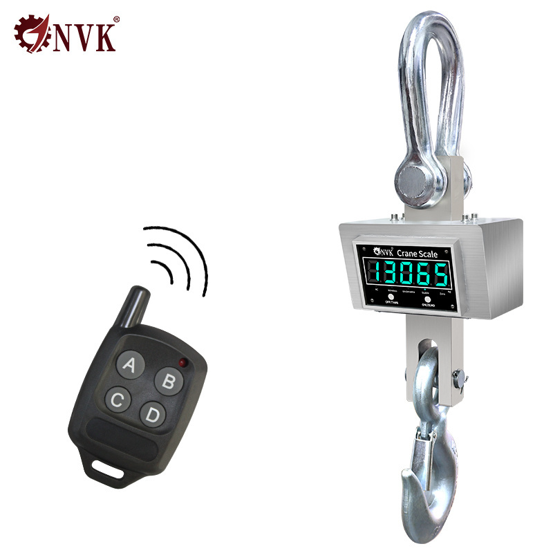 NVK OCS 300kg Hanging Hook Digital Scale 3T 10Ton Stainless Steel Electric Scale Crane For Industry