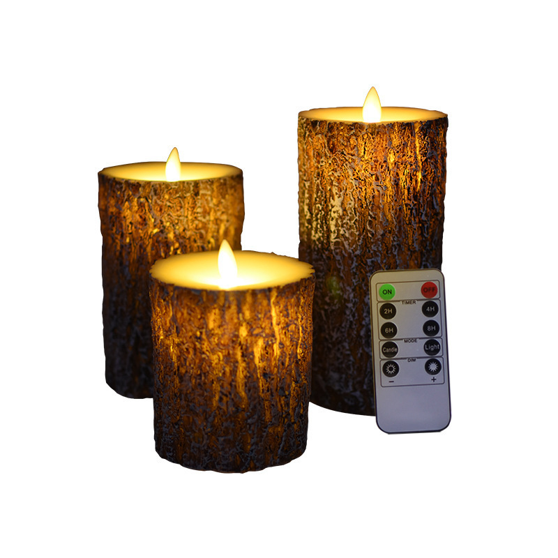 Cheap Price Pine Tree Appearance Romantic Atmosphere Proposal Remote Control Led Candle Light