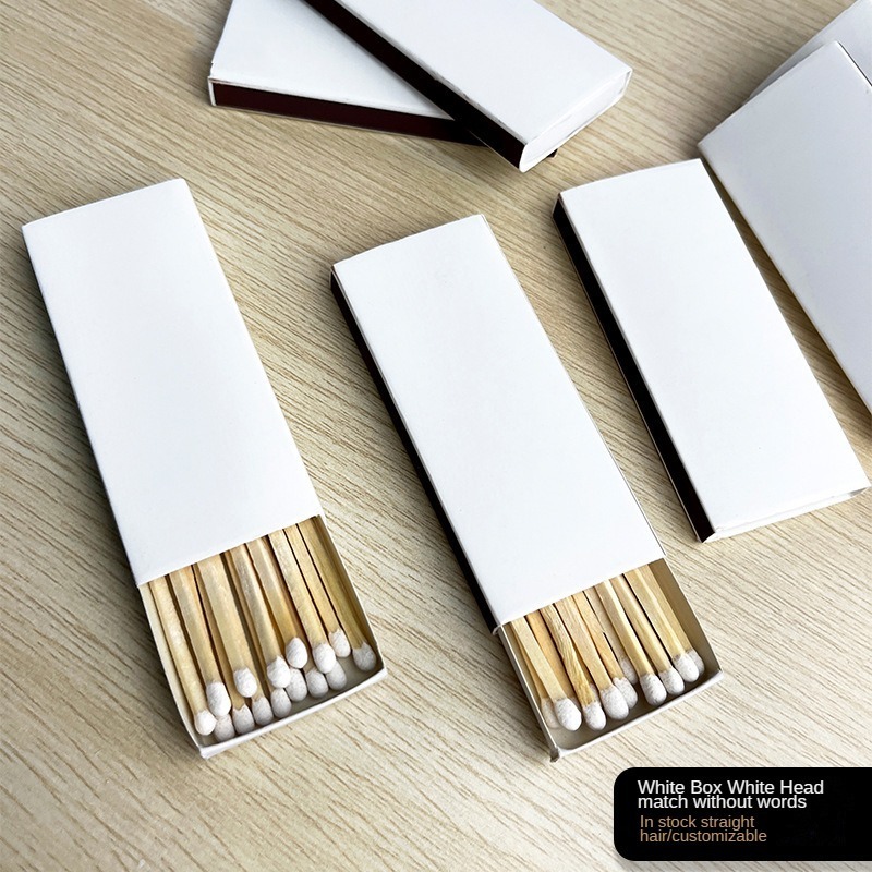 Best Price White Box Wordless Lengthened Match 75mm 15 Stick Per Box Light Long Matches