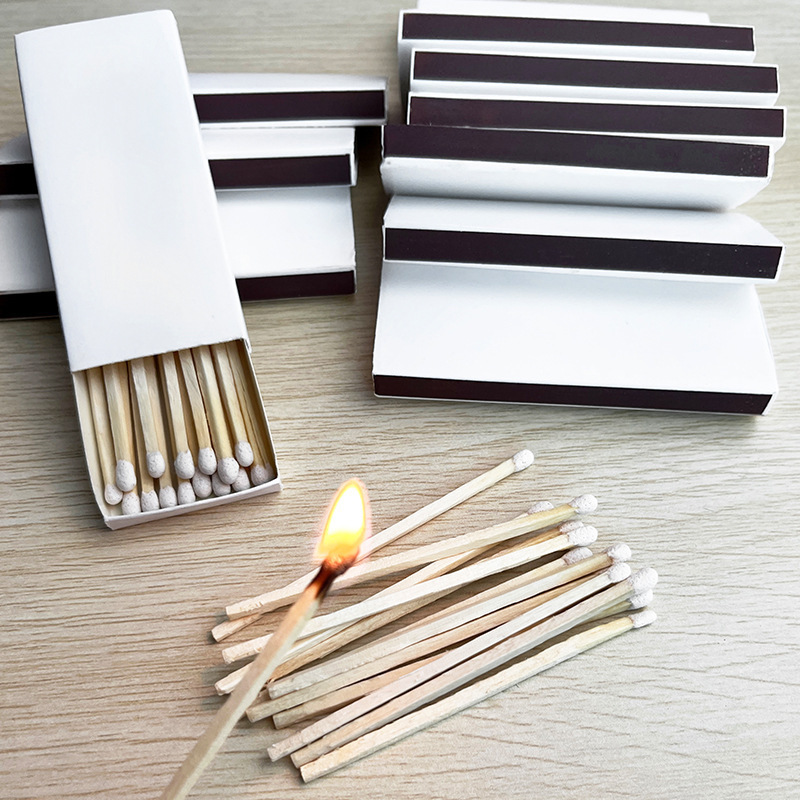 Best Price White Box Wordless Lengthened Match 75mm 15 Stick Per Box Light Long Matches