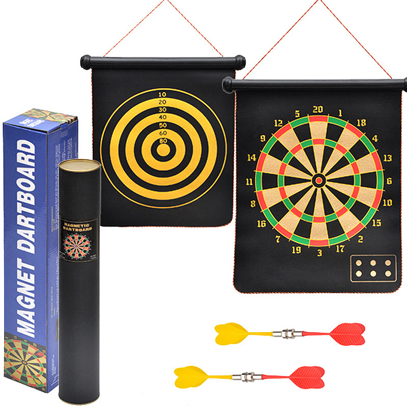 Portable Customized kids dart score Boards Club Home Indoor Mat Magnetic Dartboard Set Darts Board