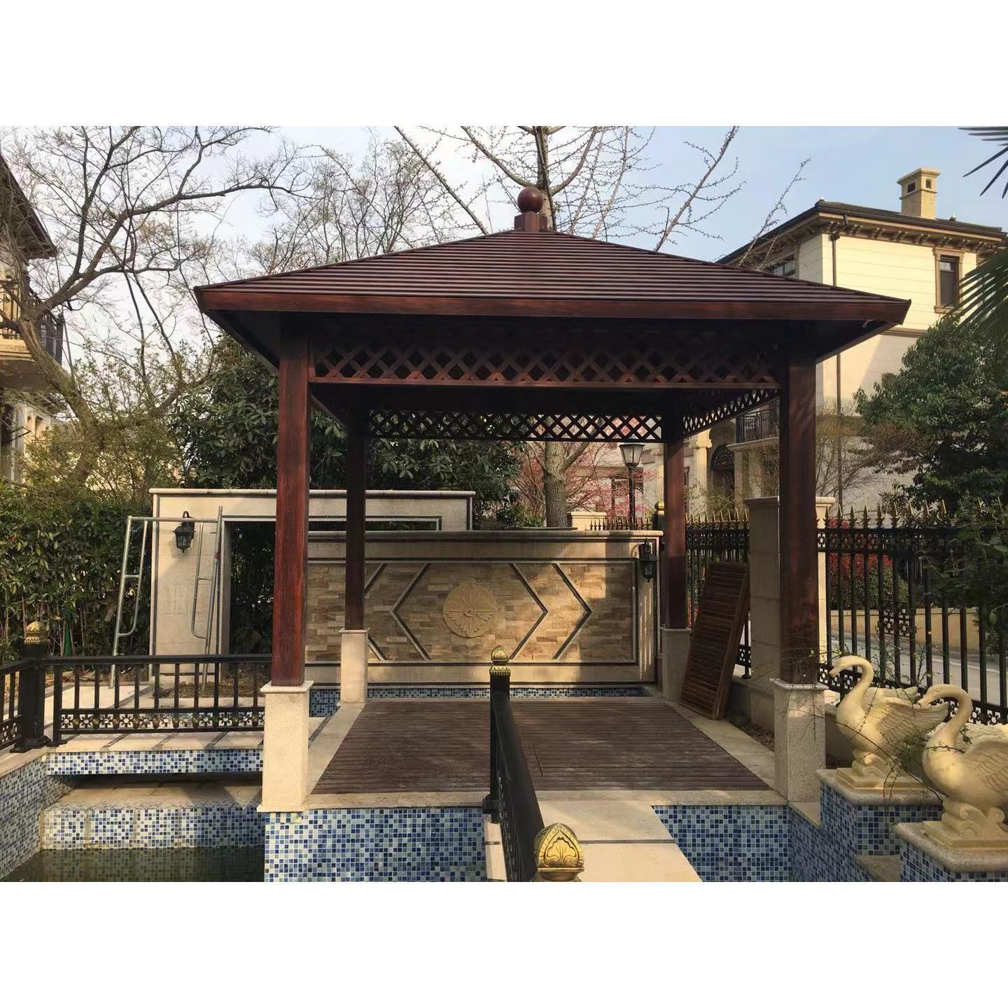 Top Quality Professional Manufacturer umbrella bbq greek style outdoor sun living marble gazebo