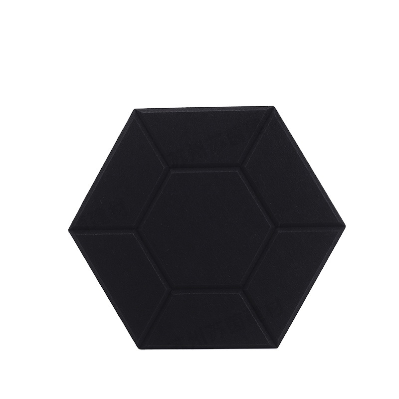 Environmental Customized Flame Retardant Hexagon Panel 100% Polyester Fiber Acoustic Panel For Sound absorbing Acougstic Panel