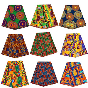 Stock And Custom Printed 100% Cotton Fabric/ Ankara Wax Stones Pattern Fabric/ African Real Wax Prints Fabric Ghana Style