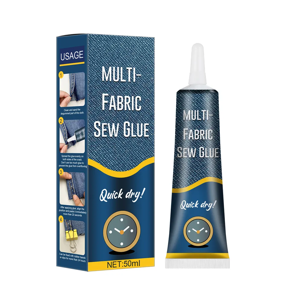 Factory direct sale multi-fabric sew glue waterproof fabric glue special for clothes Jeans shoes