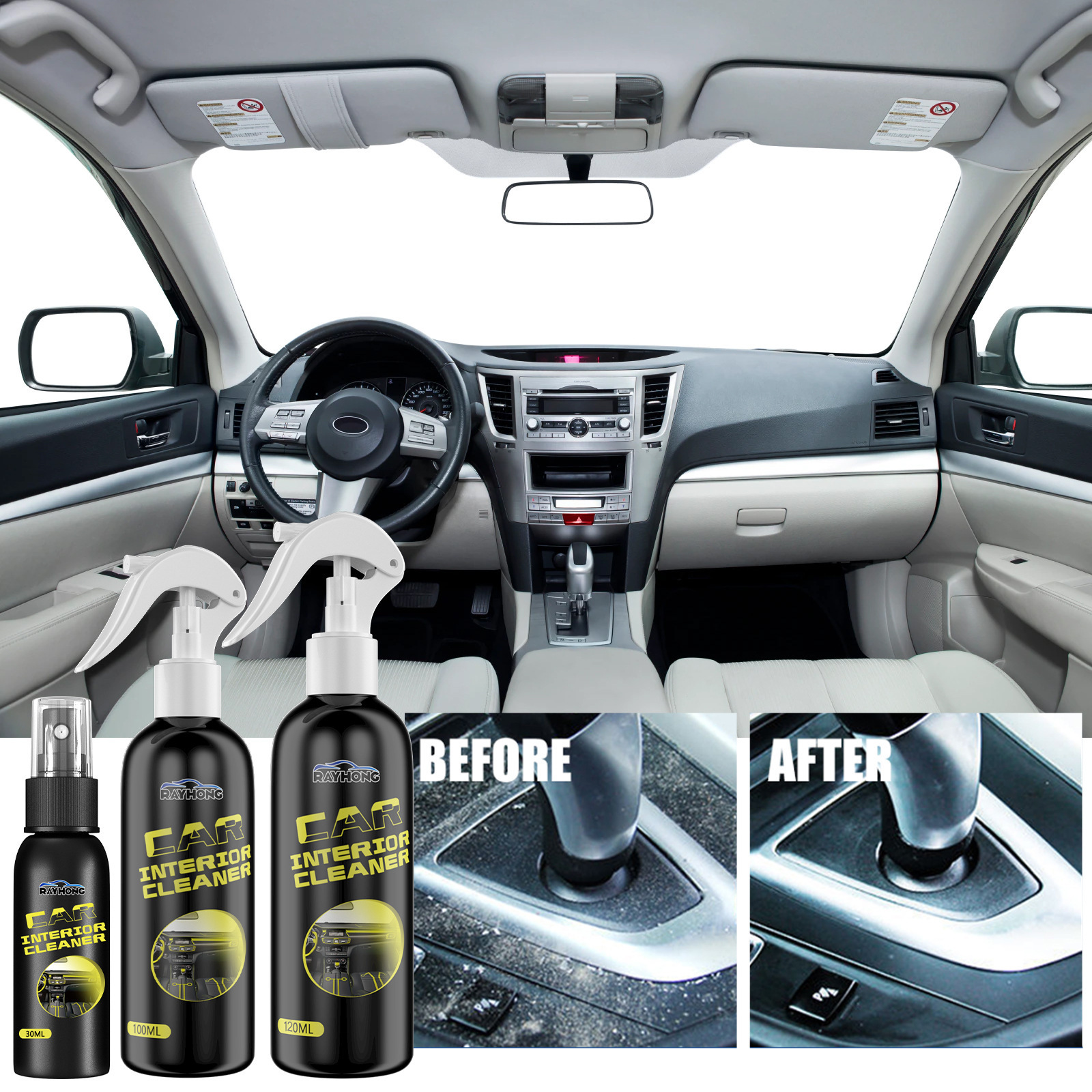 OEM Car Interior Parts Liquid Leather Plastic Renovator Refreshing Restorer Foam Cleaner Spray Refurbishment Paste