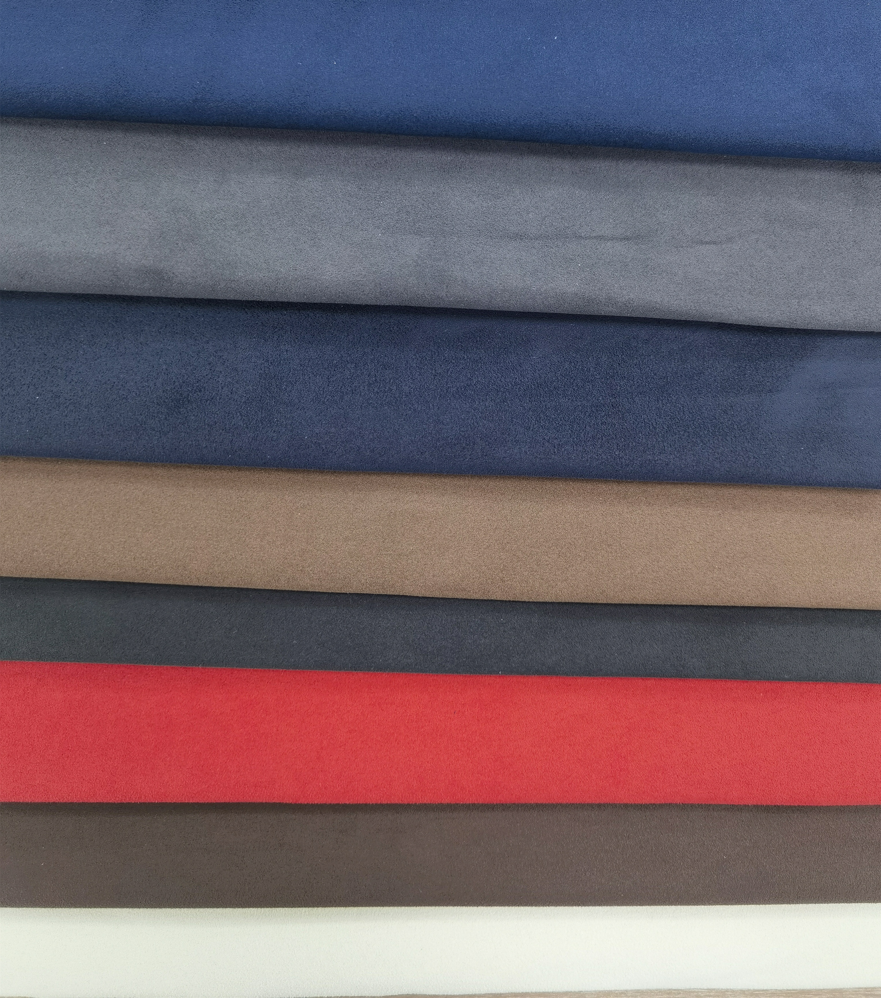 New fashion waterproof suede leather surface fabric vinyl upholstery fabric for car upholstery/sofa making