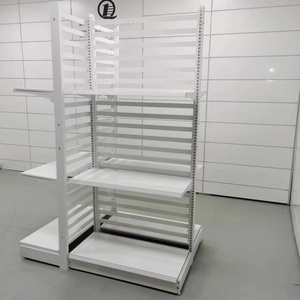 Light Duty Single Double Sided Steel Supermarket Shelves Retail Display Stand For Small Things