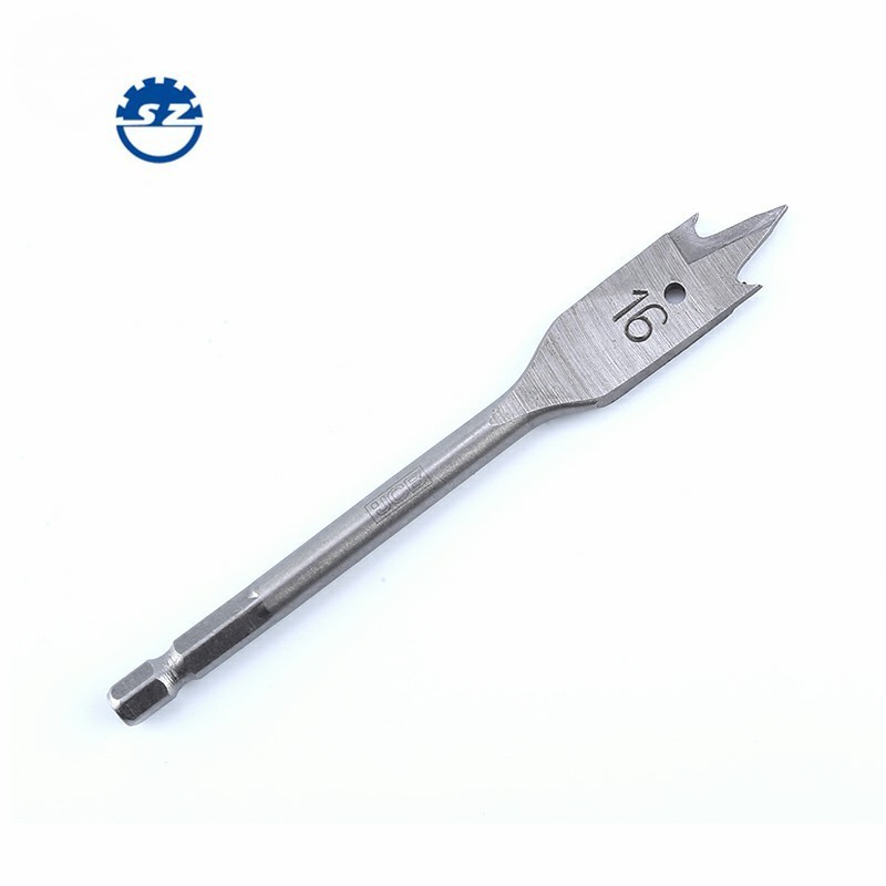 High Carbon Steel Hex Shank Spade Flat Wood Drill Bit