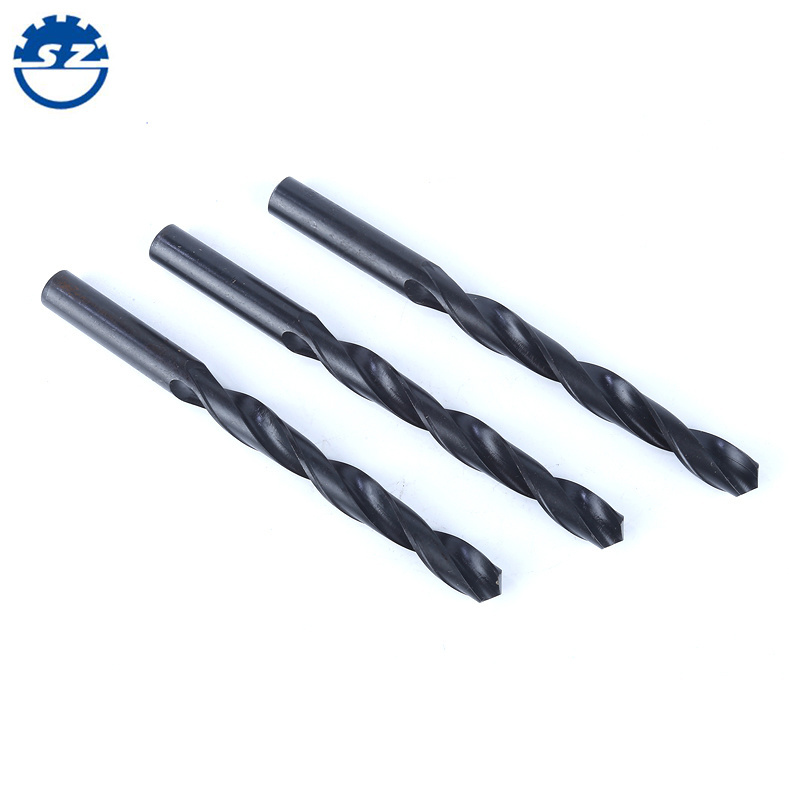 DIN 338 19pcs metal box packing HSS black oxide roll forged straight shank twist drill bits set For Metal Drilling