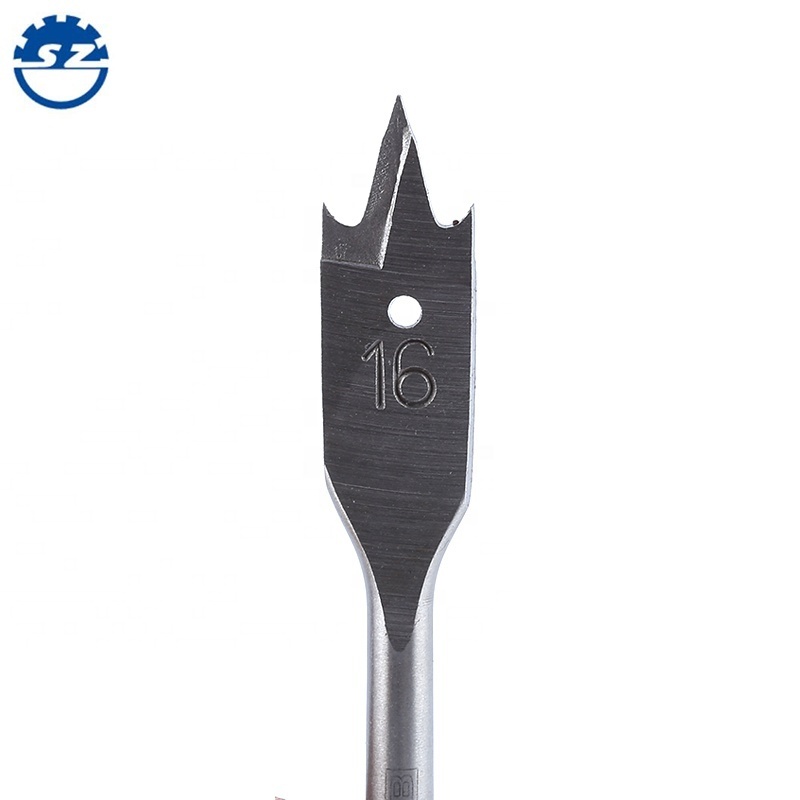 High Carbon Steel Hex Shank Spade Flat Wood Drill Bit