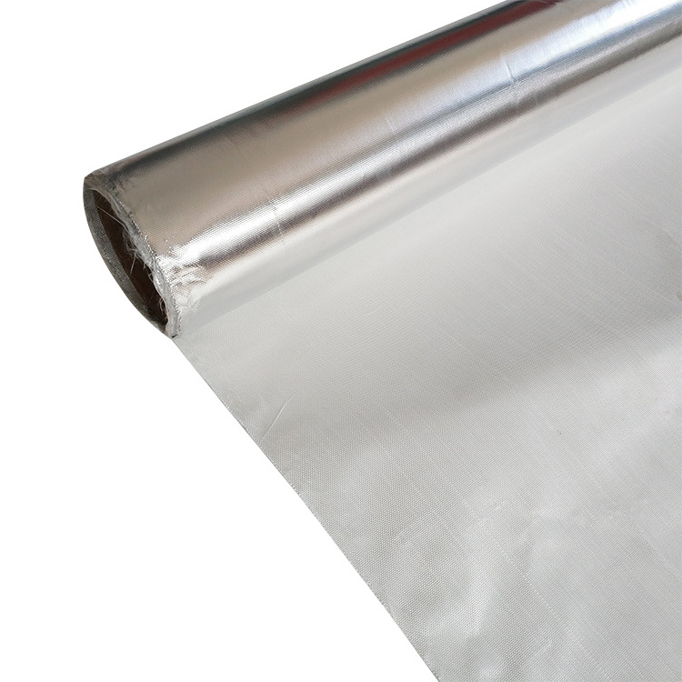 Satisfaction Guarantee Aluminum Foil Fiberglass Fabric Cloth Aluminum Foil Woven Fabric