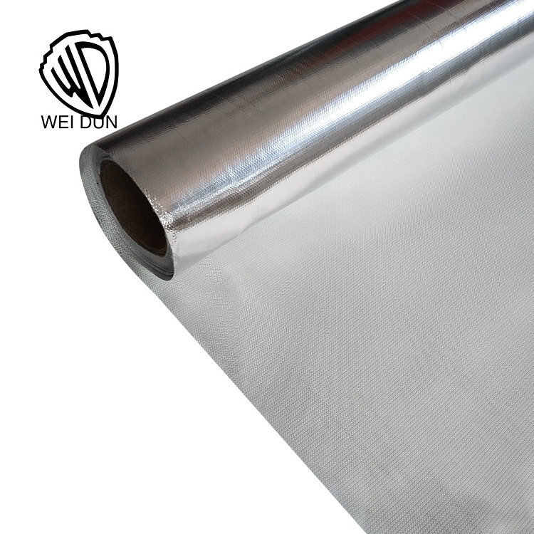 Aluminum foil coated fiberglass cloth 0.5mm insulation roll fireproof suit