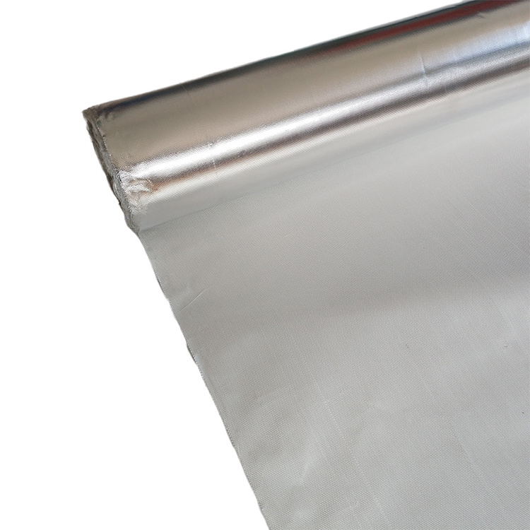 Satisfaction Guarantee Aluminum Foil Fiberglass Fabric Cloth Aluminum Foil Woven Fabric