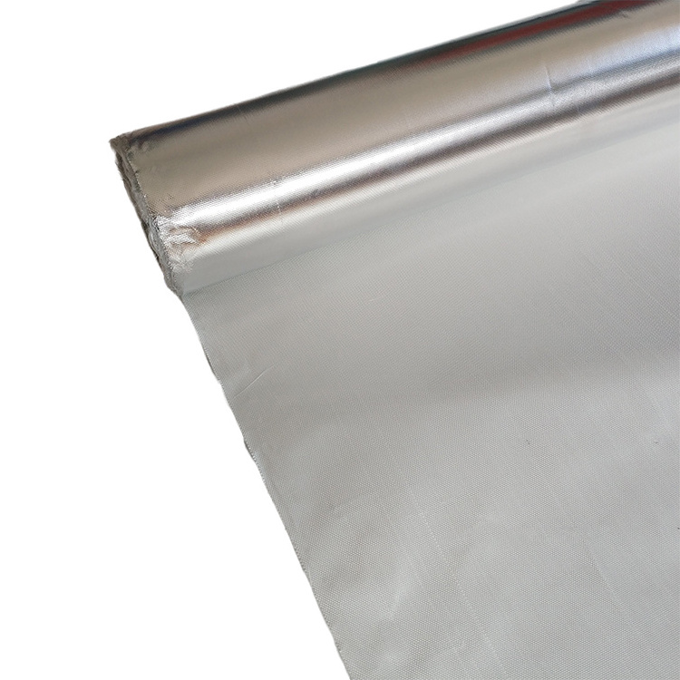 Satisfaction Guarantee Aluminum Foil Fiberglass Fabric Cloth Aluminum Foil Woven Fabric