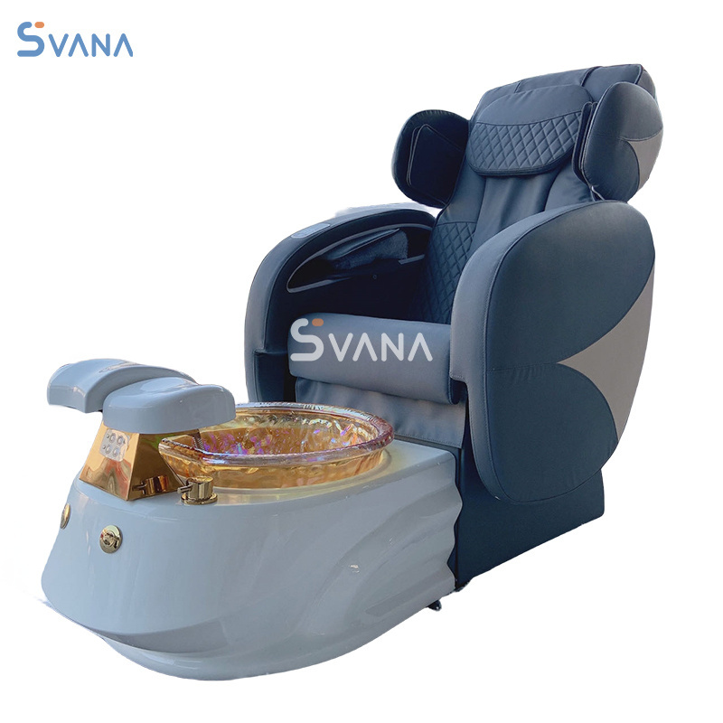 Beauty Salon Furniture Modern Luxury Foot Spa Massage Manicure Pedicure Chair Electric Reclining For Nail Salon