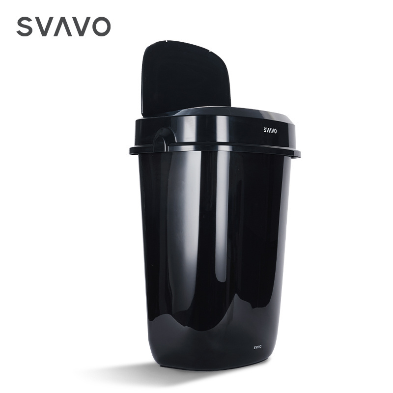 SVAVO NEW 32L Automatic Sensor Touchless Trash Can Plastic Garbage Bin Kitchen Waste Bin