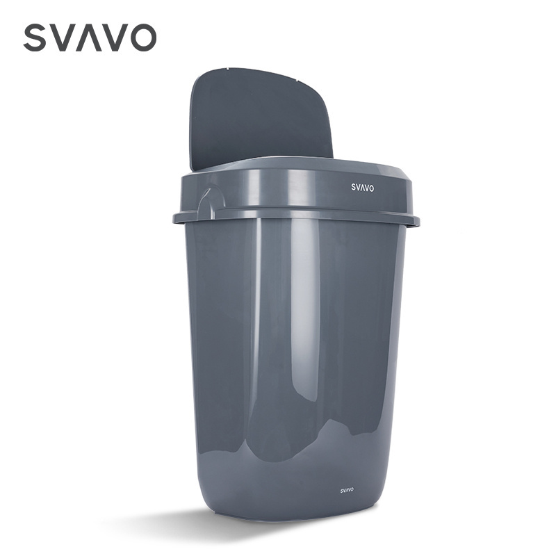 SVAVO NEW 32L Automatic Sensor Touchless Trash Can Plastic Garbage Bin Kitchen Waste Bin