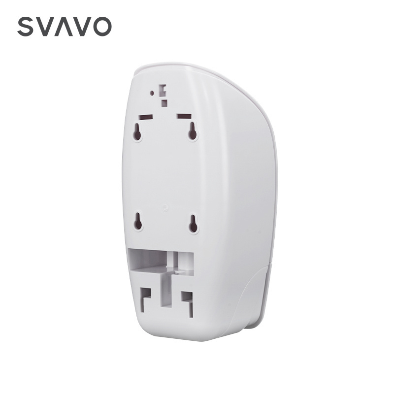 SVAVO Hotel Bathroom Wall mounted Plastic Manual 800ml refillable Liquid Gel Shampoo Foam Soap Dispenser