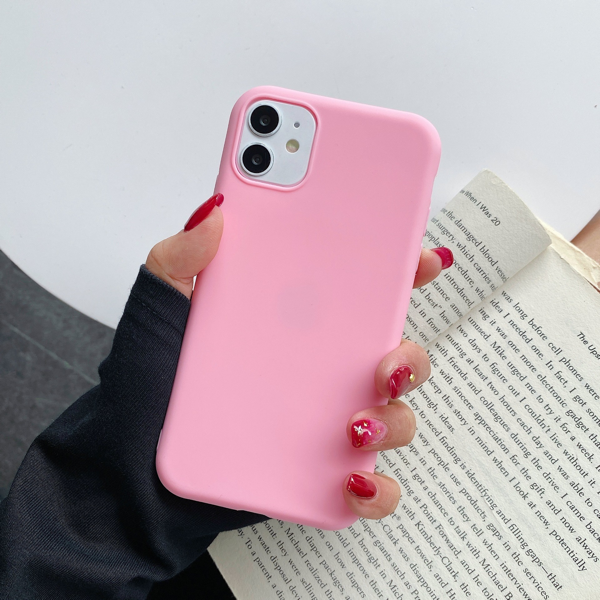 Matte Soft TPU Phone Back Cover Case For Oppo Realme 7i 7 Pro X7 C3 C11 C12 C15 A72 A73 A93 A55 A53 A15 A15S Reno 5 4 Lite SE V5