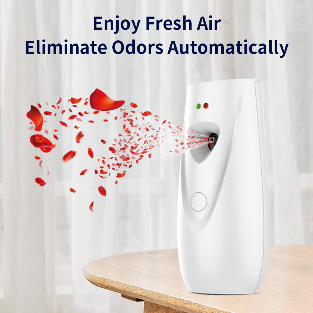 Wholesale wall mounted automatic timer aerosol sprayer machine perfume dispensers in air freshener spray toilet odor eliminator