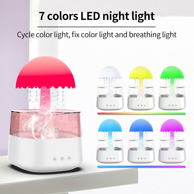 Customize new product ideas 2024 electronics rain humidificador lamp home essentials diffuseur de parfum christmas humidifier