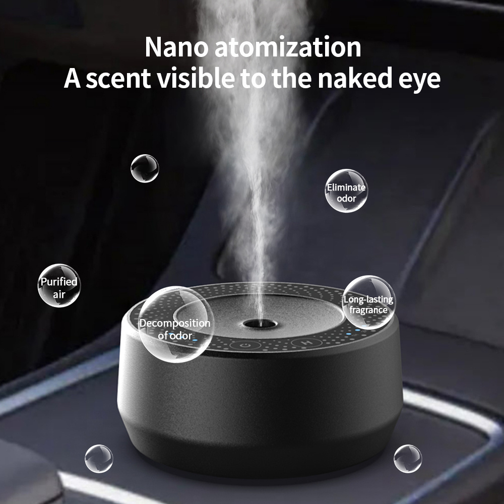 2024 Smart Waterless Electric Auto Essential Oil Portable Usb Mini Car Aroma Diffuser For Cars Humidifier Car Aroma Diffuser