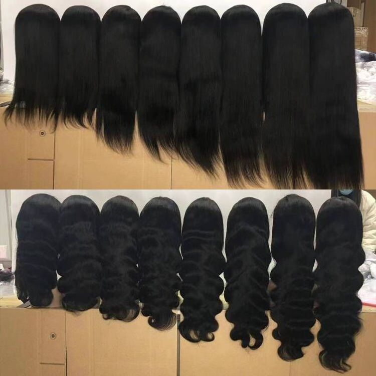 Wholesale 40 Inch Transparent Lace Wig For Black Women,Lace front Deep Wave Wig Human Hair,Swiss 13x4 13x6 Hd Lace Frontal Wig