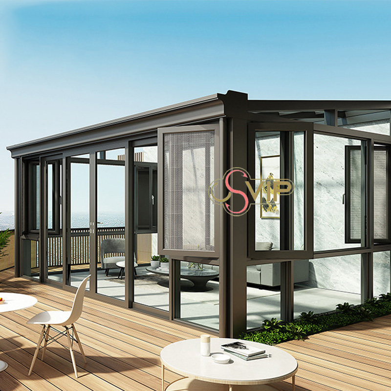 foshan used sunroom for sale conservatory polycarbonate 4 season cheap retractable prefab sunroom