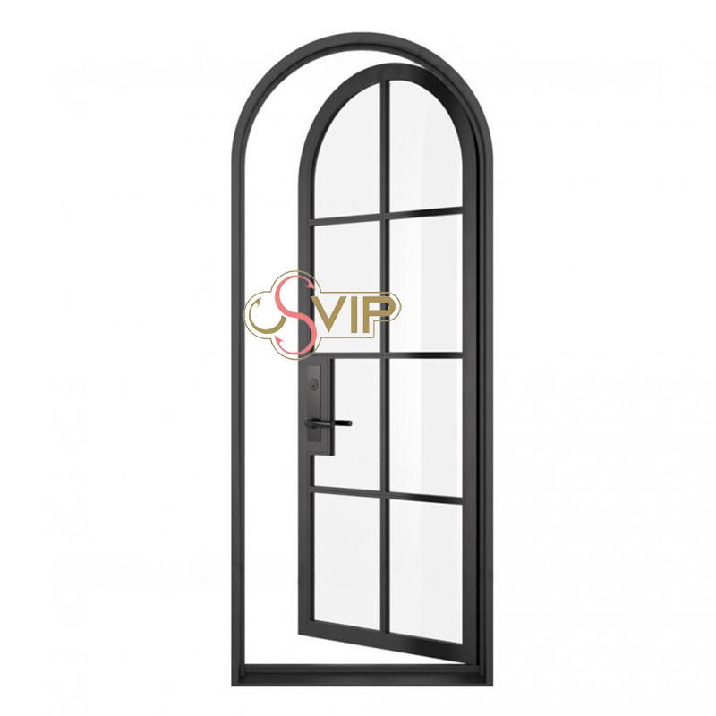 Antique french doors aluminum arched french doors exterior black metal french doors