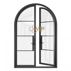 Antique french doors aluminum arched french doors exterior black metal french doors