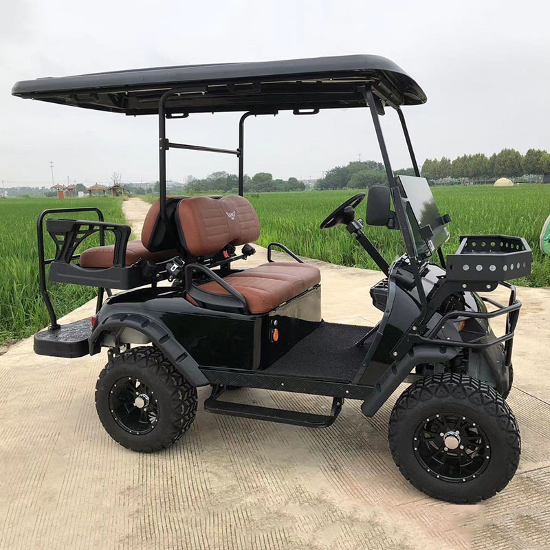 2024 Newest Style 4 Seater Electric Club Car Golf Cart Outdoor Off Road Golf Cart For Sale