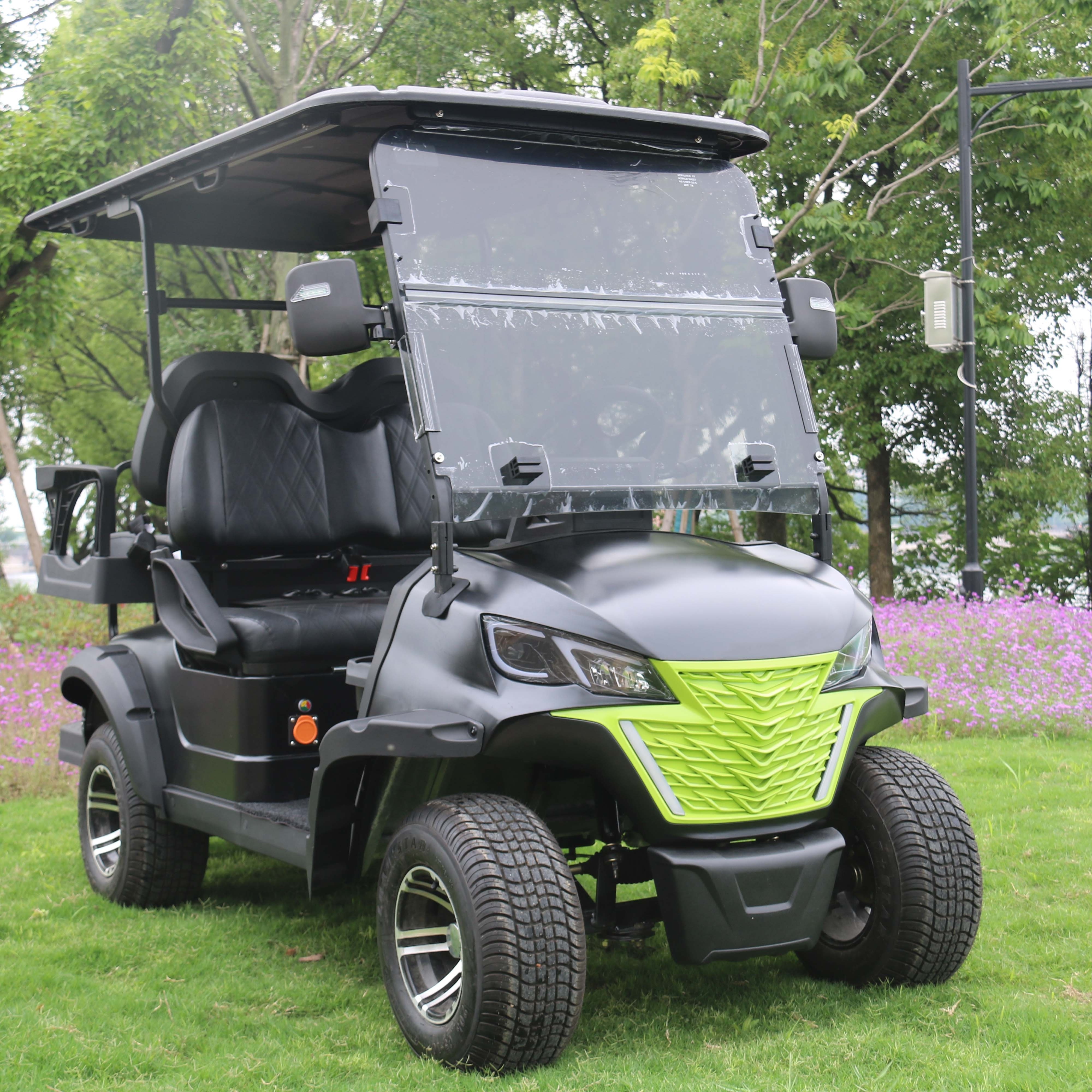 Factory Sale Golf Cart 2023 High Endurance Limo Golf Cart Spares Manufacturer 4 Seats Golf Cart