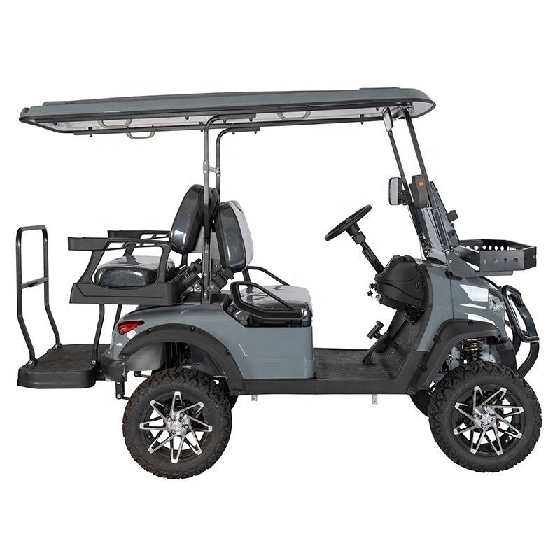 2024 New Chinese 48v 4 Wheel 4 Seater Cargo Golf Carts Electric Golf Kart For Sale