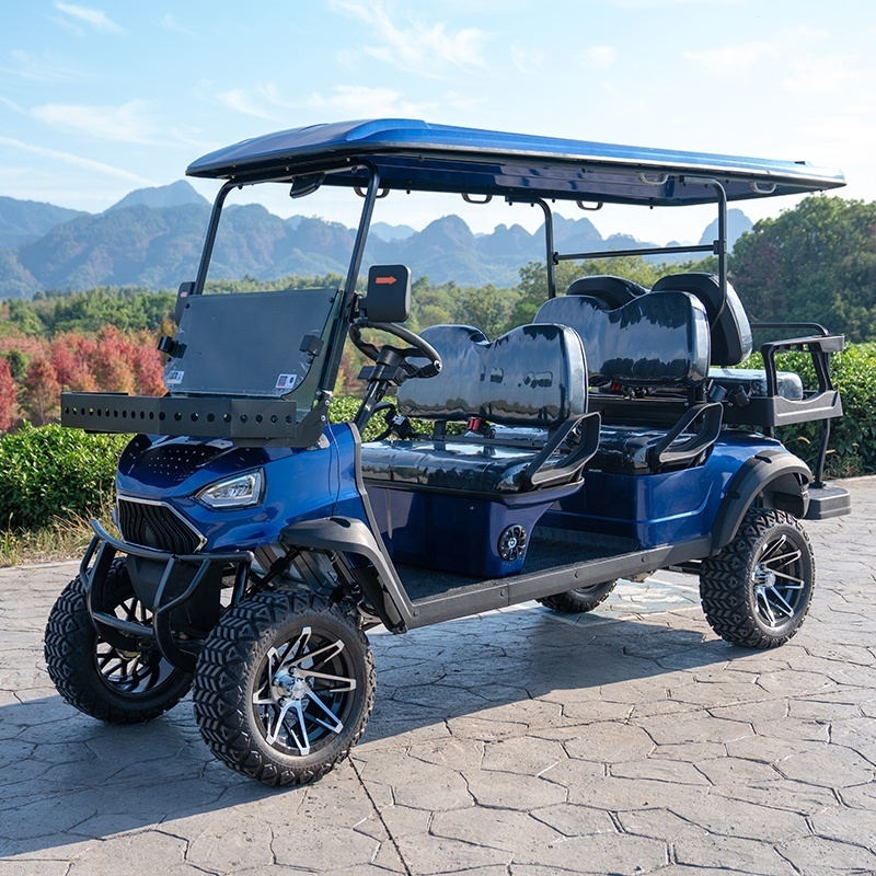 California Door To Door Utility Lead-acid 6 Passengers Electric Golf Cart Price With Windshield