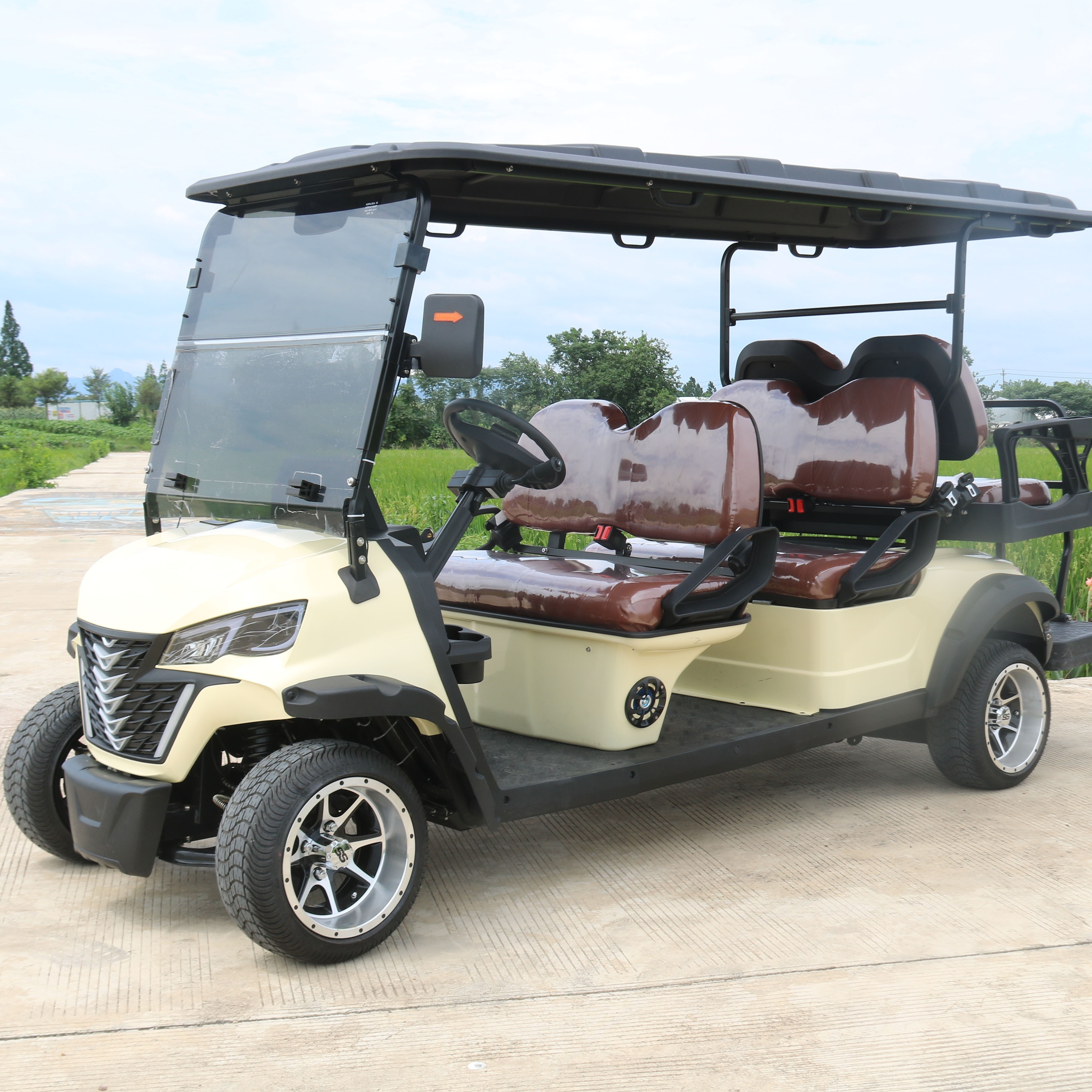 High Endurance 48v Golf Cart Lithium Batteries Durable Cheap 4 Wheel Drive Golf Cart For Sale