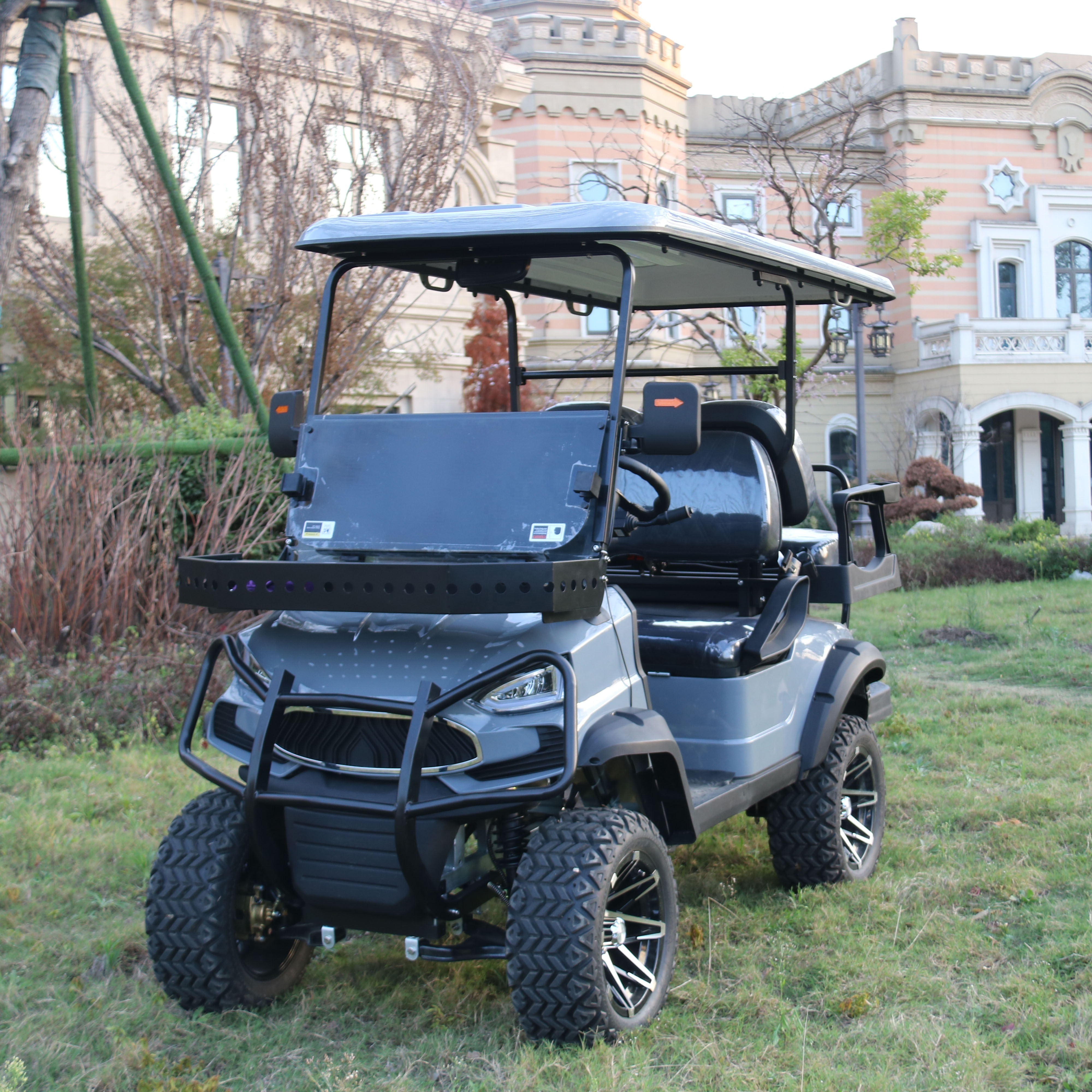 2024 New Chinese 48v 4 Wheel 4 Seater Cargo Golf Carts Electric Golf Kart For Sale