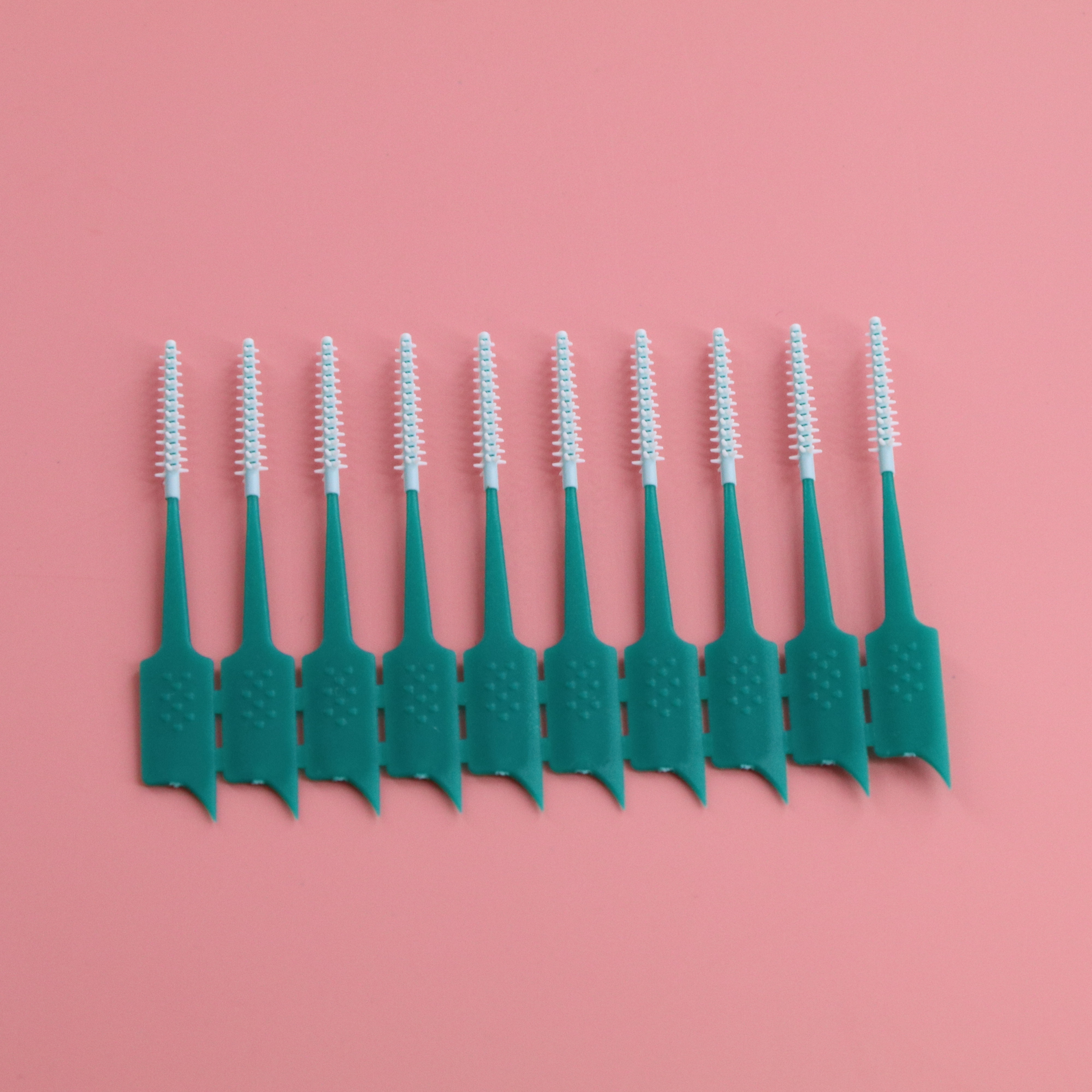 New disposable Interdental brush dental floss picks ended rubber toothpick