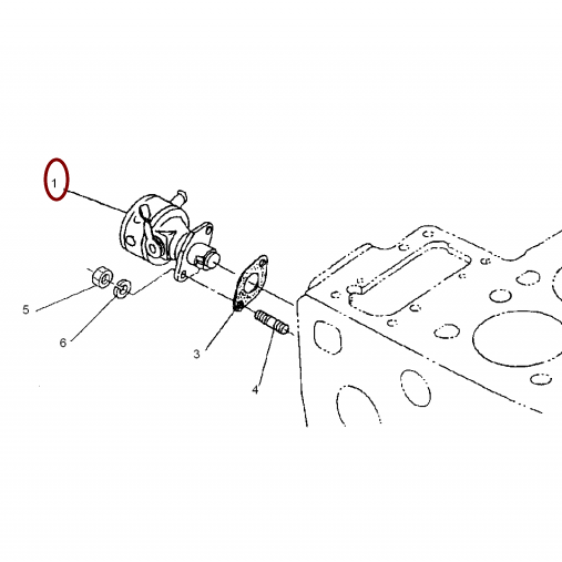 New Fuel Lift Pump 16604-52032 1660452032 for Kubota Engine Z482 D662 D722