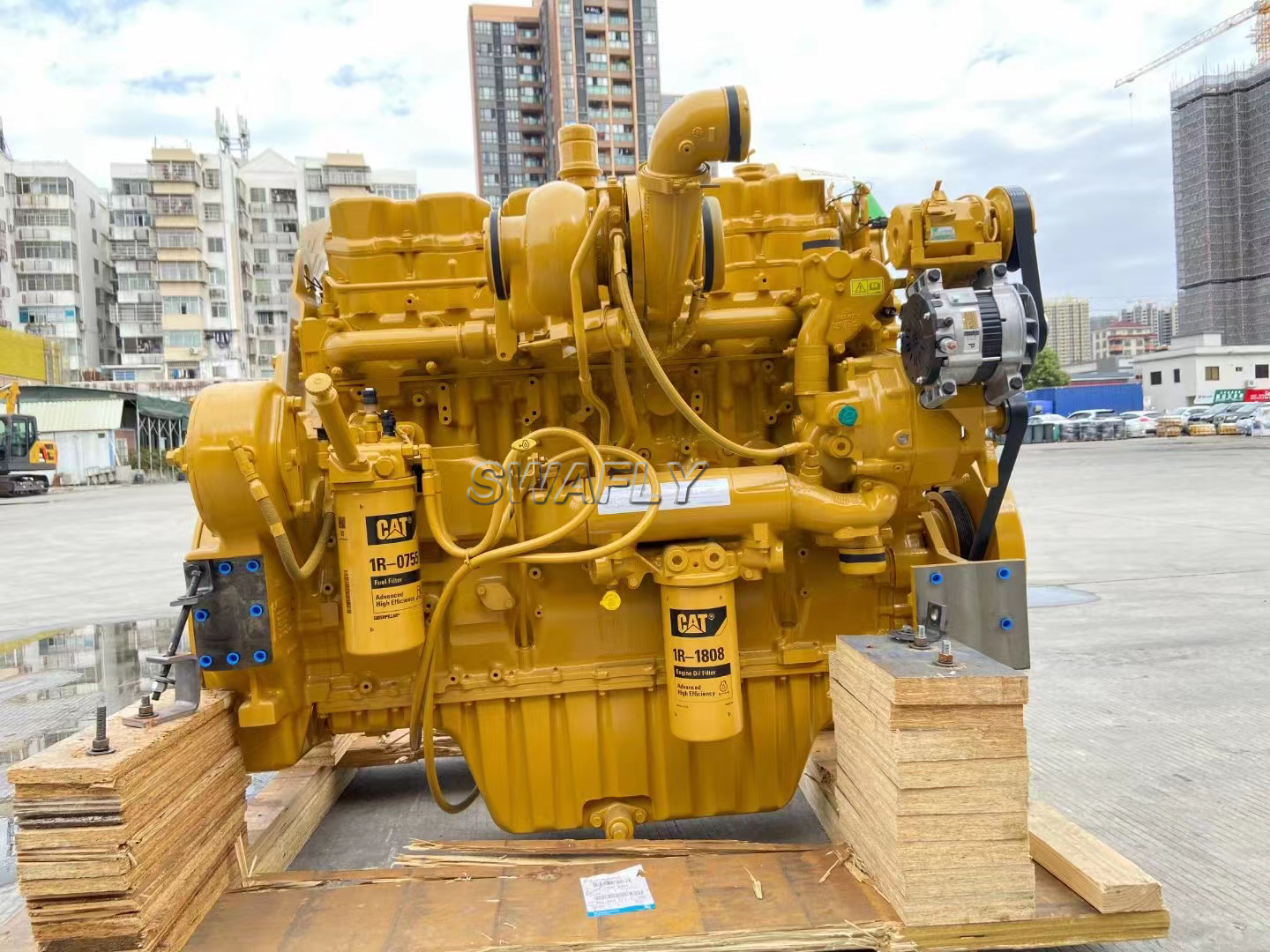 Swafly Excavator Machinery Cat 3408 3204 3116 3066 3406 3306 Motor Engine Assy Engine C18 For Caterpillar