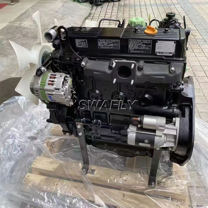 4 Cylinder 4TNE92-HRJ Diesel Engine 32.8KW For Yanmar 4TNE92 Motor