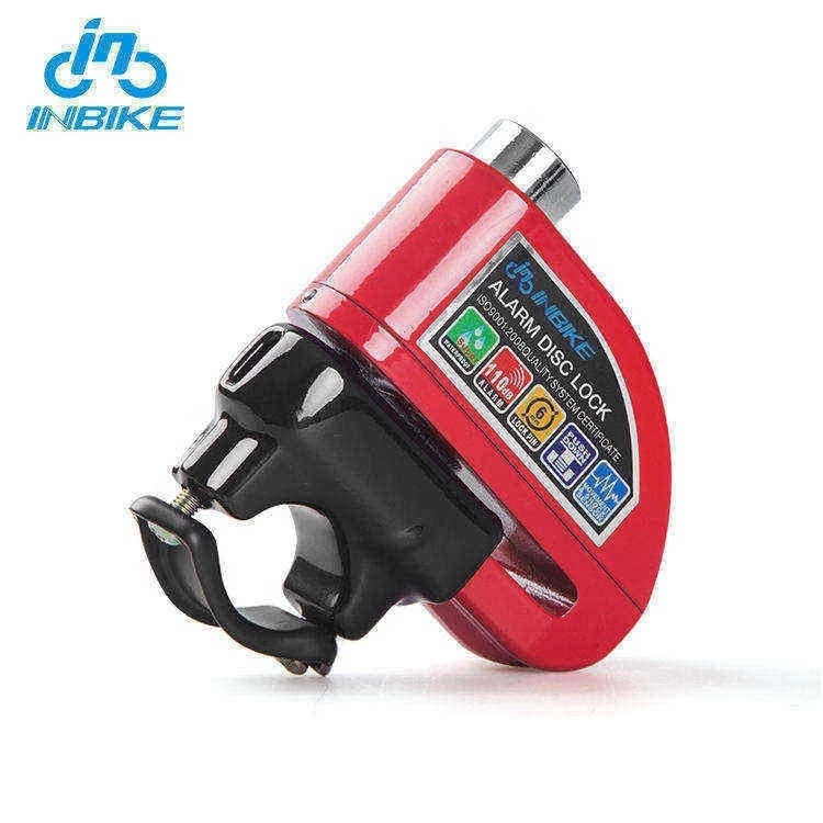 Inbike Lock Waterproof Antitheft Custom Cable Bike Lock Light Weight Safety Disc Brake Bicycle Bike Lock