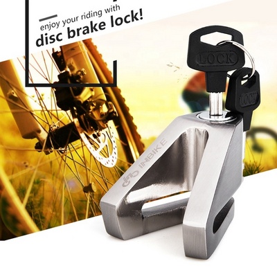 INBIKE V Shape New Motorcycle Mtb Anti theft Stainless Steel Disc Brake Bicycle Heavy Duty Bike Lock