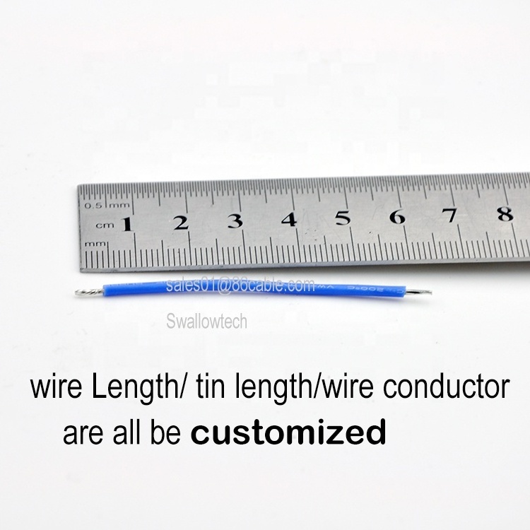 28AWG TO 12AWG PVC pigtail wire harness on Both end wiring electronic cable custom wire harness and cable assembly