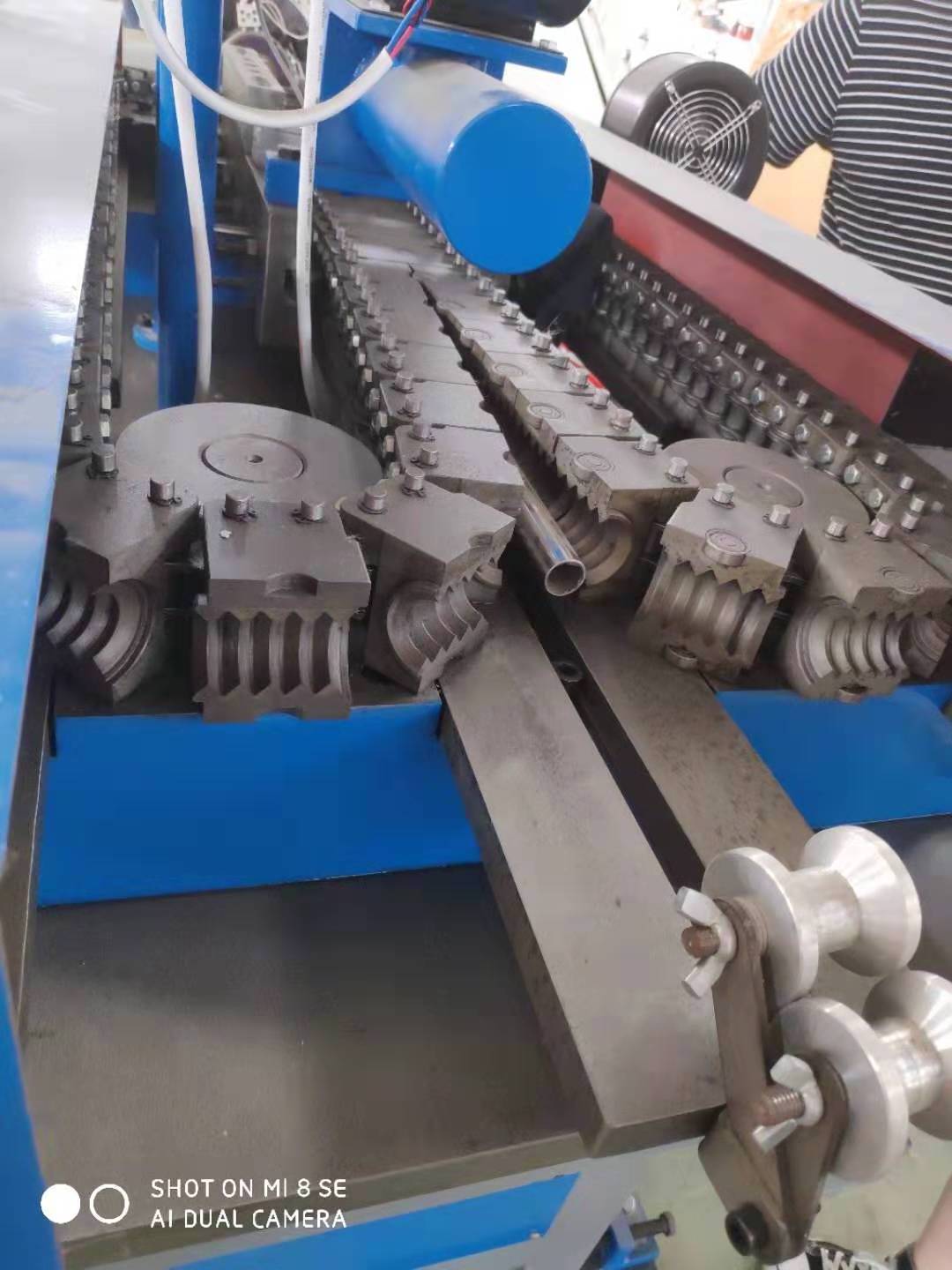 2024 Shanghai SWAN 55mm Single-Screw Corrugated Extruder for Threading Pipe Electric Wire Pipe