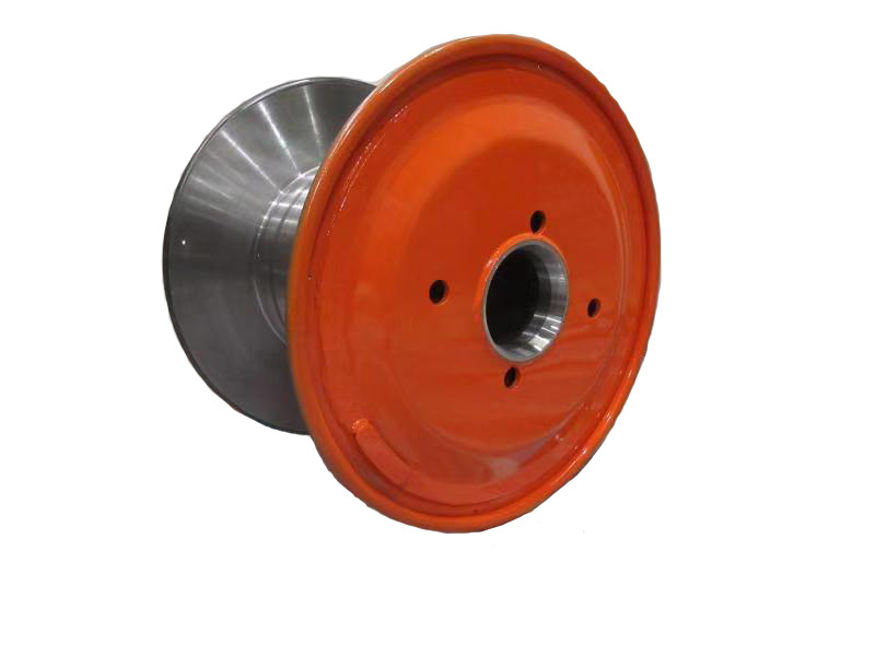 630 double layer copper wire transport steel bobbin high speed cable drum / bobbin / reel 630mm