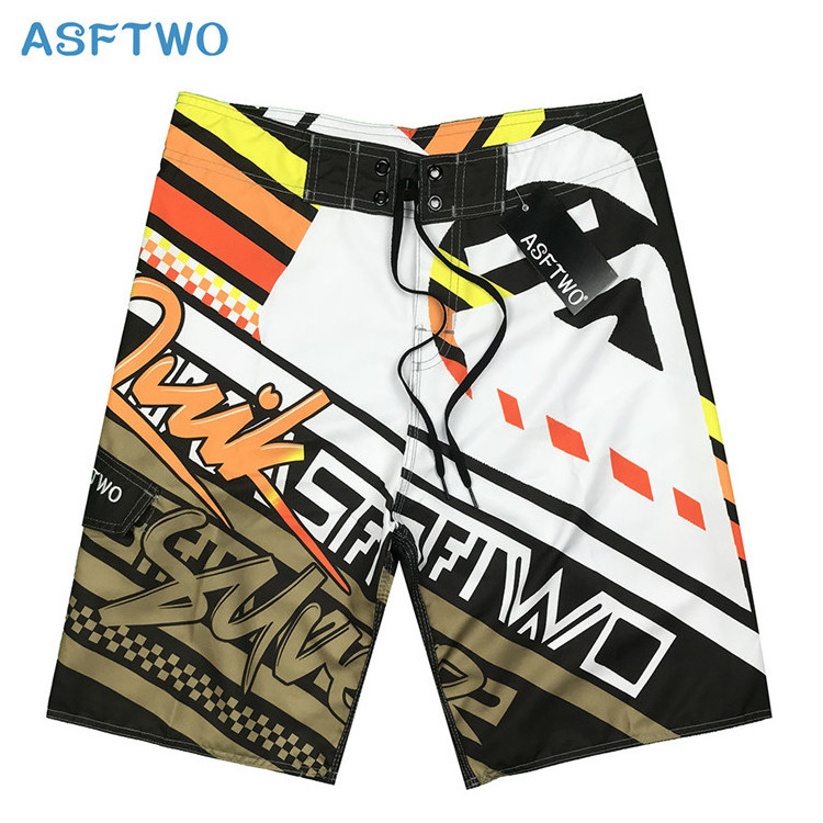 Micro Fiber Peach High Elastic Fashion Design Men Beach Sports Fitness Swimming Shorts